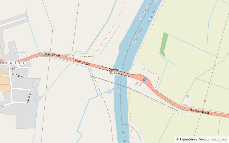 Dunham Bridge location map