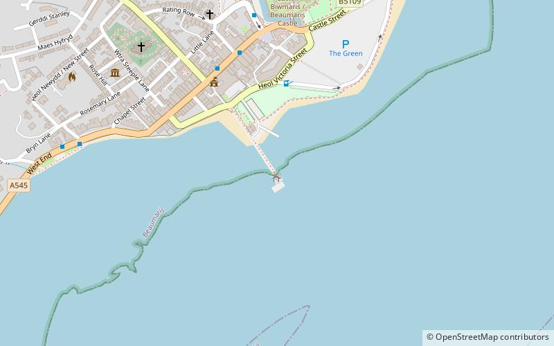 Beaumaris Pier location map
