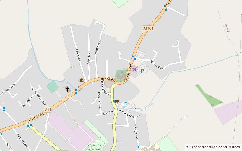 St Wilfrid's Church location map