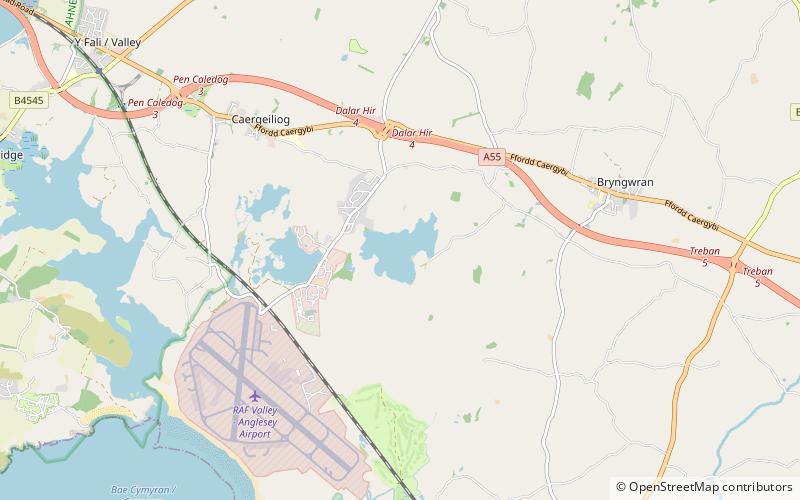 Llyn Traffwll location map