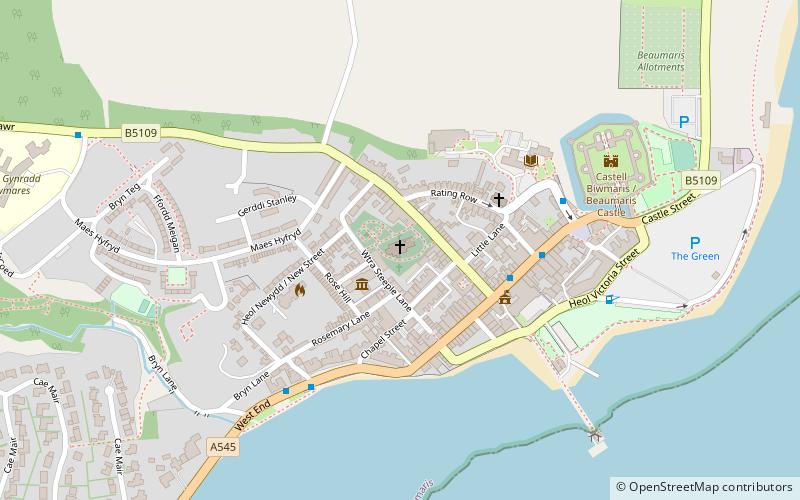 St Mary's and St Nicholas's Church location map