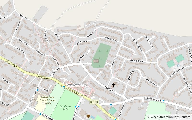 Weaverham location map