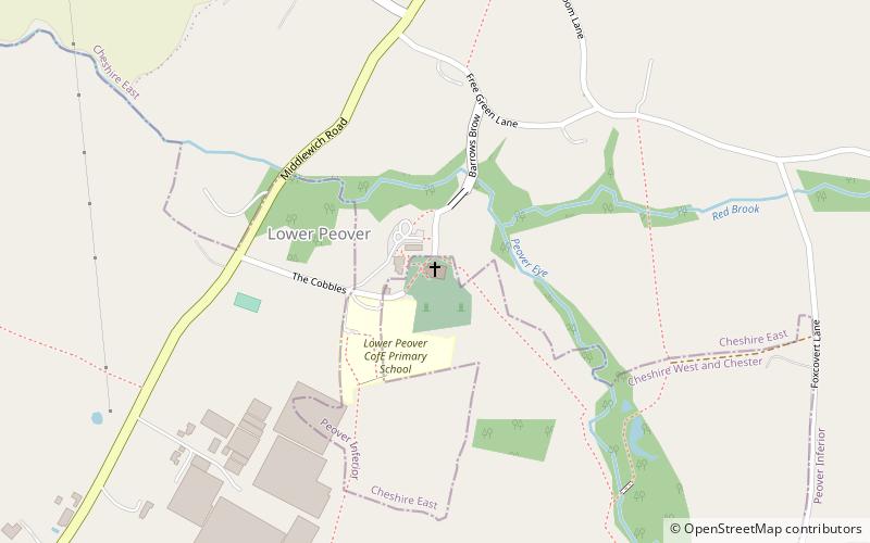 St Oswald's Church location map