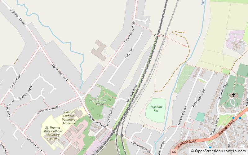 Buxton Racecourse location map