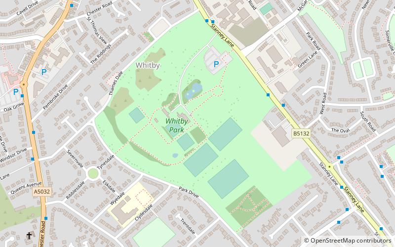 Whitby Park location map