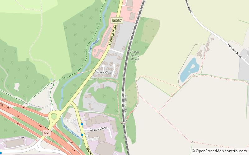 broomhouse tunnel dronfield location map