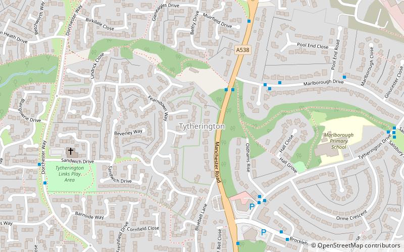 Tytherington location map