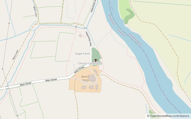 St Peter's location map