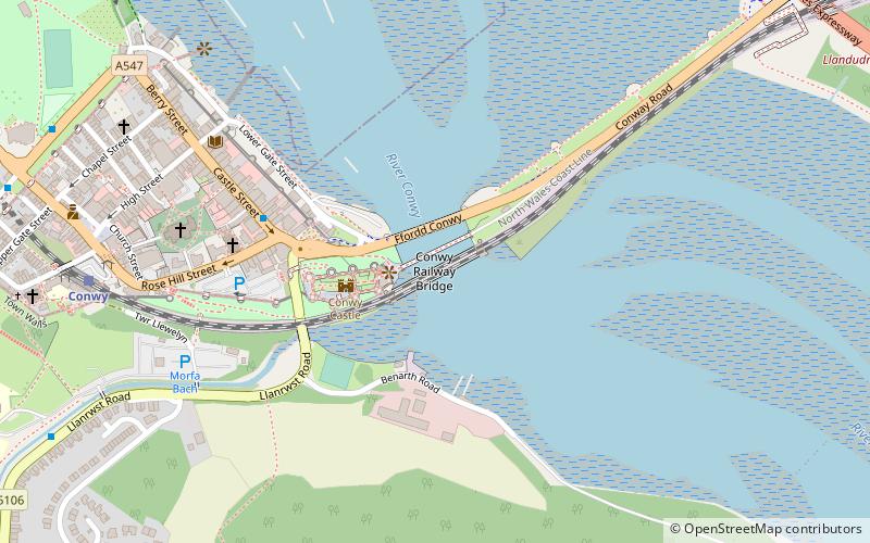 Conwy Railway Bridge location map