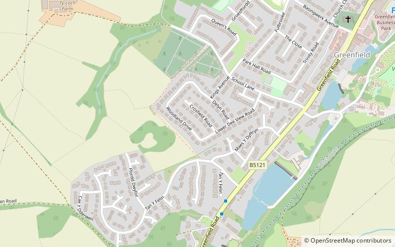 Abbaye de Basingwerk location map