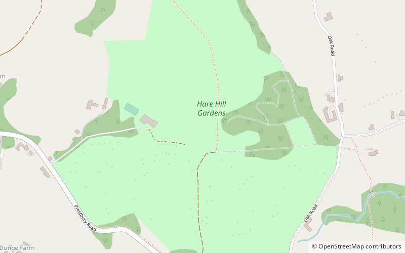 Hare Hill location map