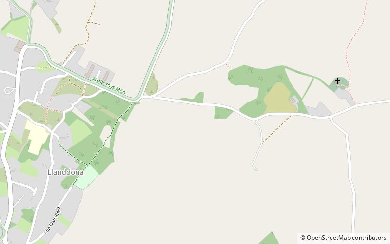 Llanddona Common location map