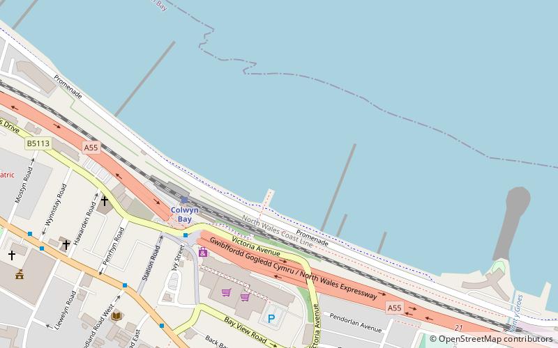 Victoria Pier location map