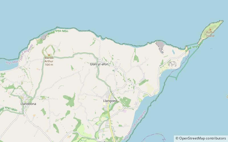 St Cawrdaf's Church location map
