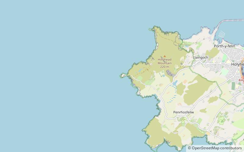 Phare de South Stack location map