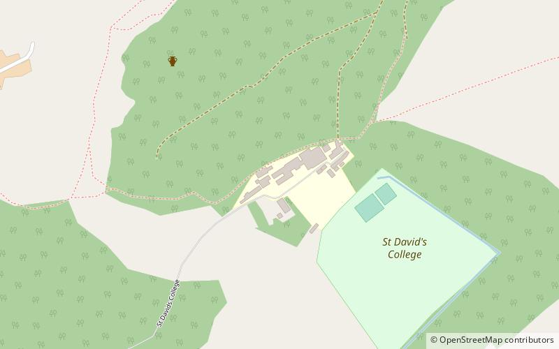 Gloddaeth Hall location map