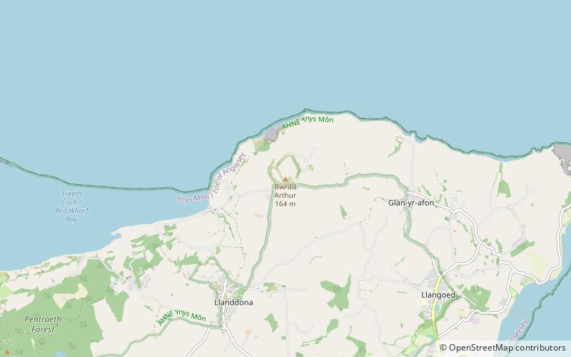 Bwrdd Arthur location map