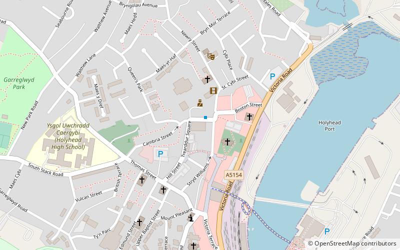 Holyhead Market Hall location map