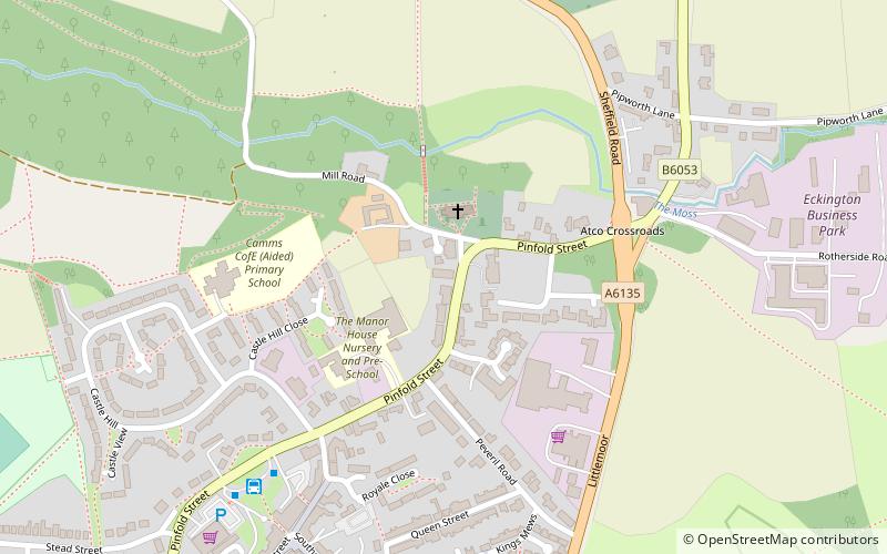 Eckington Court location map