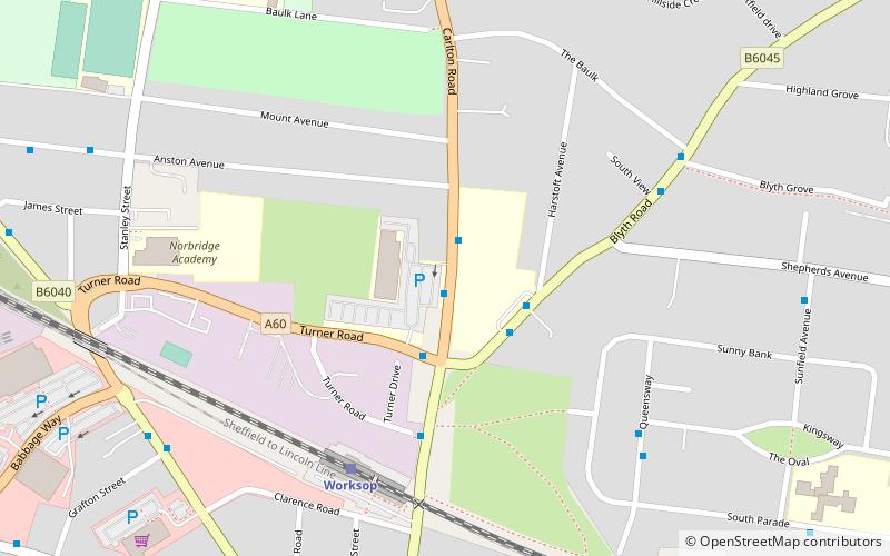 north nottinghamshire college worksop location map