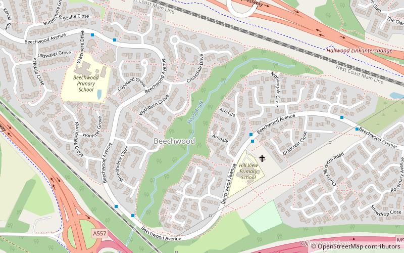 Floodbrook Clough location map