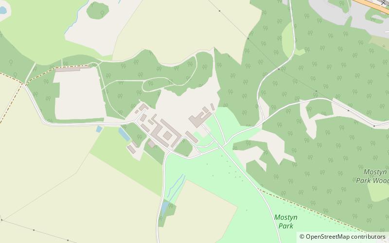 Mostyn Hall location map