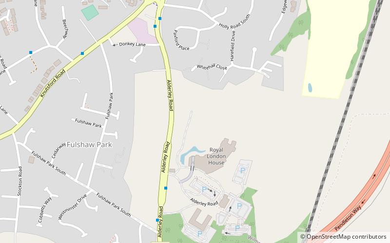 Fulshaw Hall location map