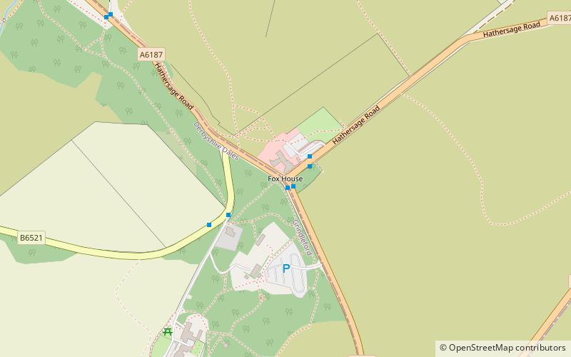 Hathersage Road location map