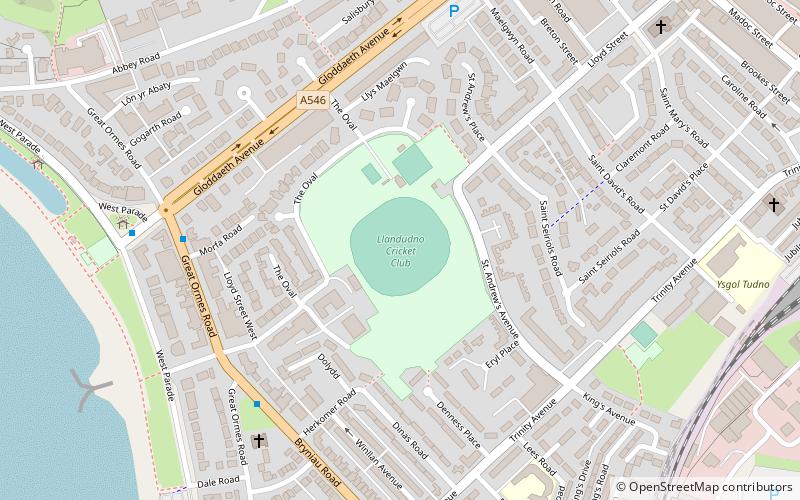 The Oval location map