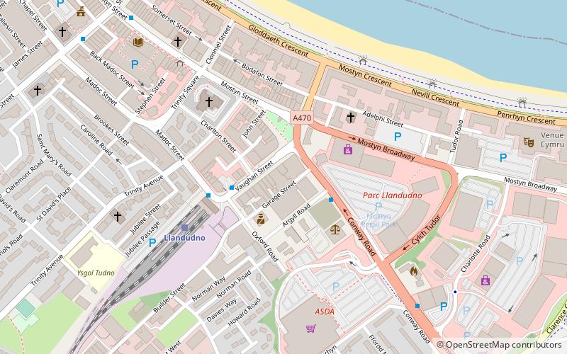 Mostyn Gallery location map