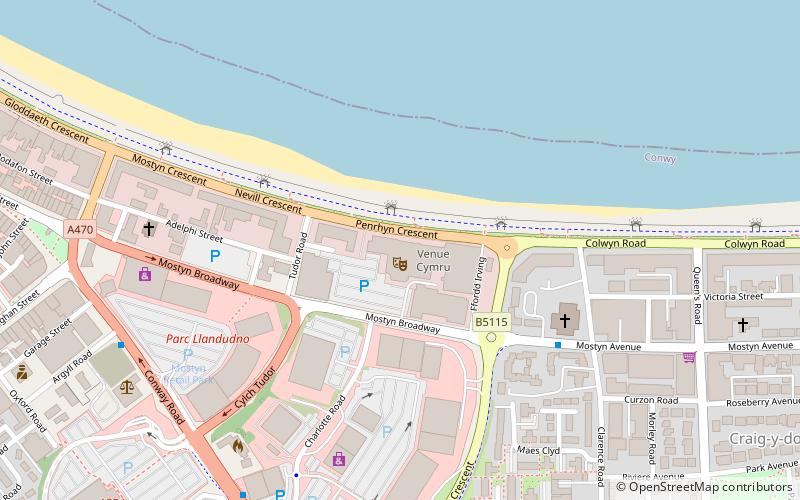Venue Cymru location map