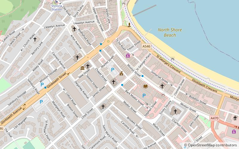 Llandudno Town Hall location map