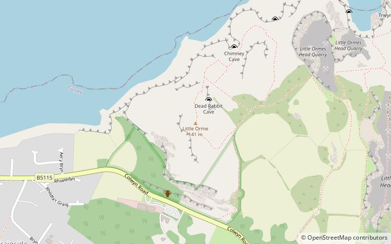 Little Orme location map