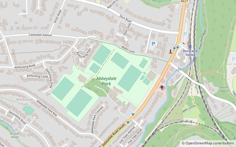 Abbeydale Park location map