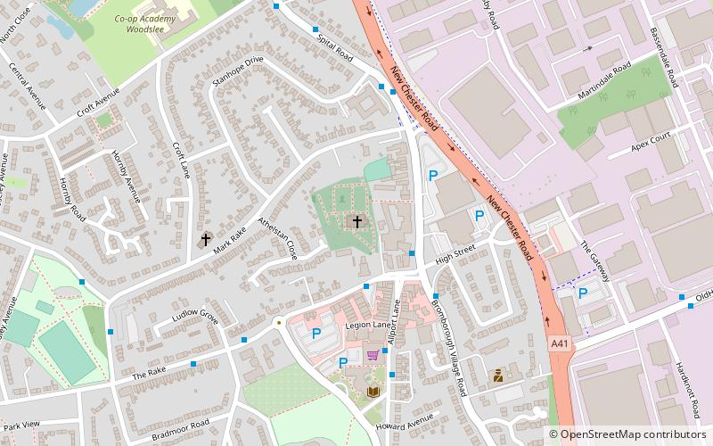 St Barnabas' Church location map