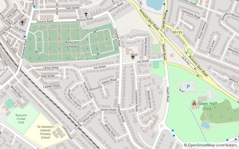 Runcorn to Latchford Canal location map