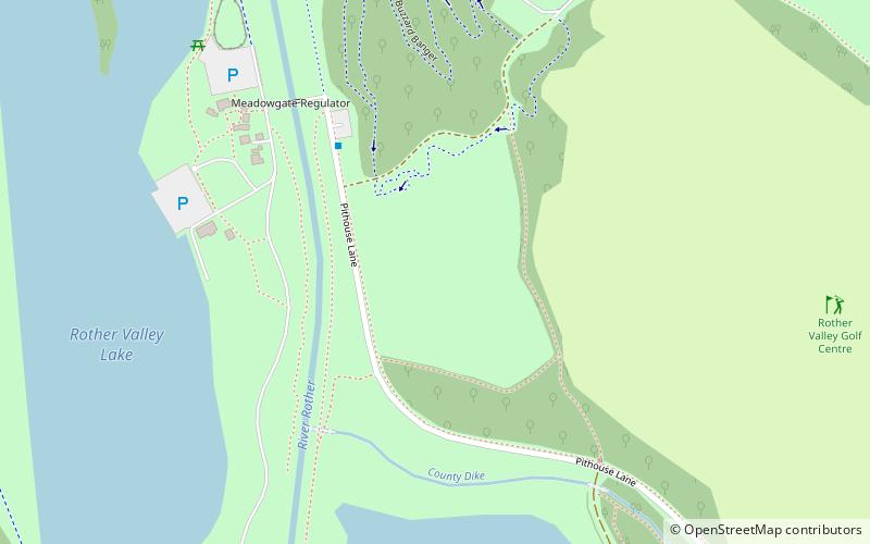 Rother Valley Country Park location map