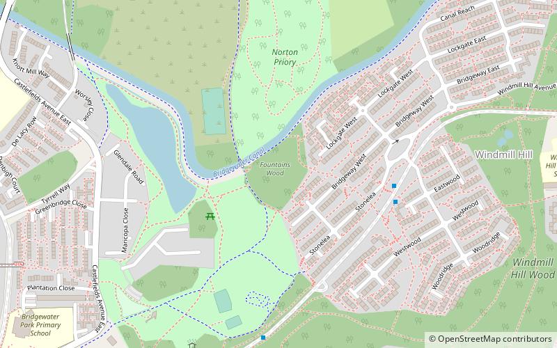 fountains wood location map