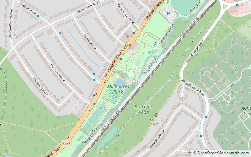 Millhouses Park location map