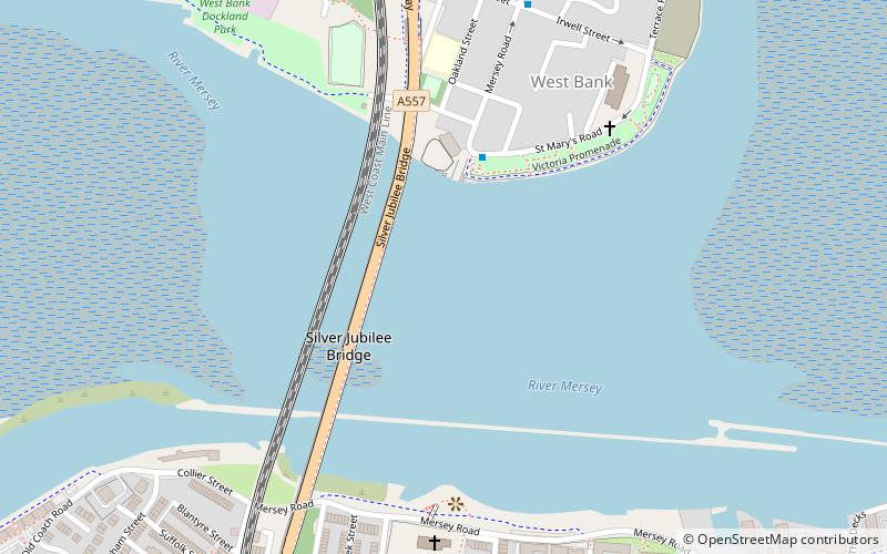 Widnes-Runcorn Transporter Bridge location map