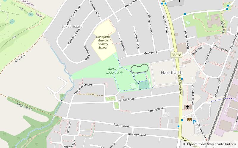 Meriton Road Park location map
