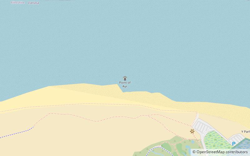 Latarnia morska w Talacre location map