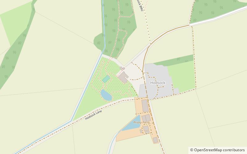 Hodsock Priory location map