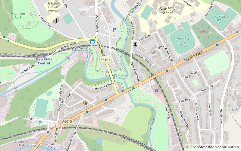 Torrs Riverside Park location map