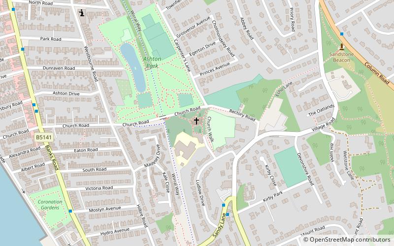 St Bridget's Church location map