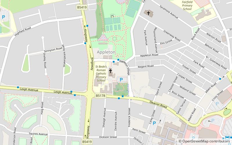 St Bede's Church location map