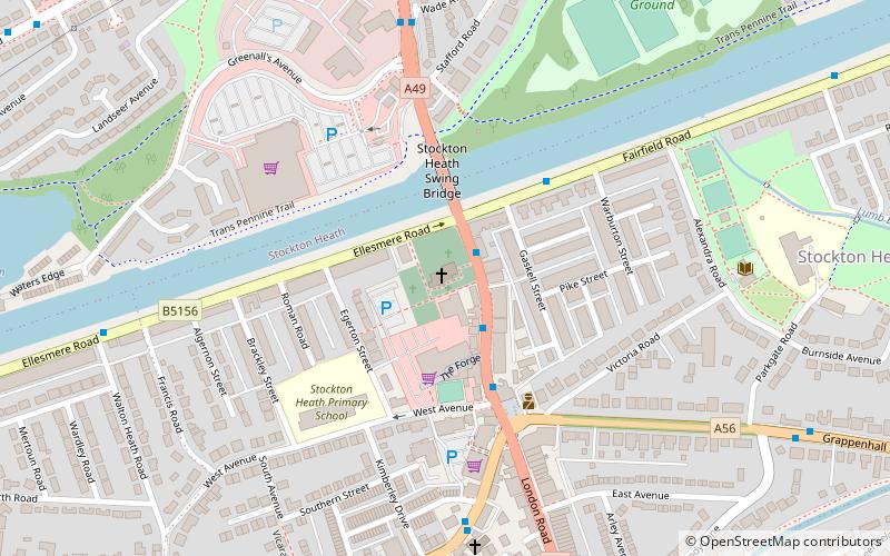 St Thomas' Church location map