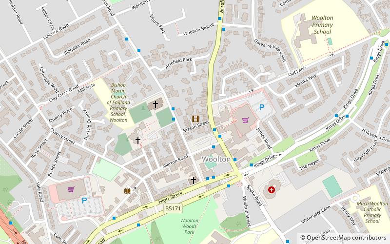 Woolton Picture House location map
