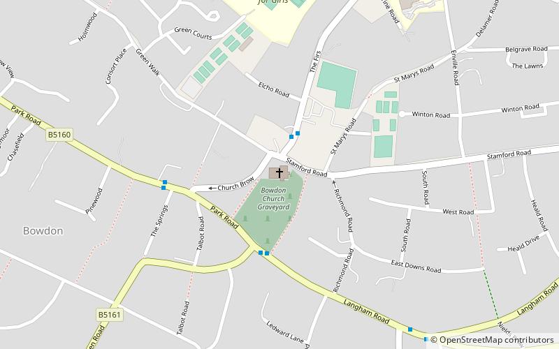 Bowdon Parish location map