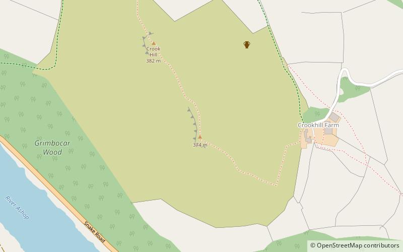 Crook Hill location map